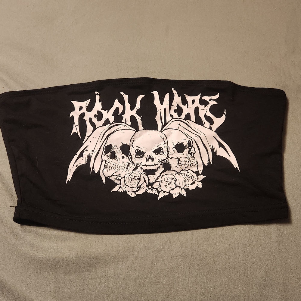 Rock More Skull Tube Top